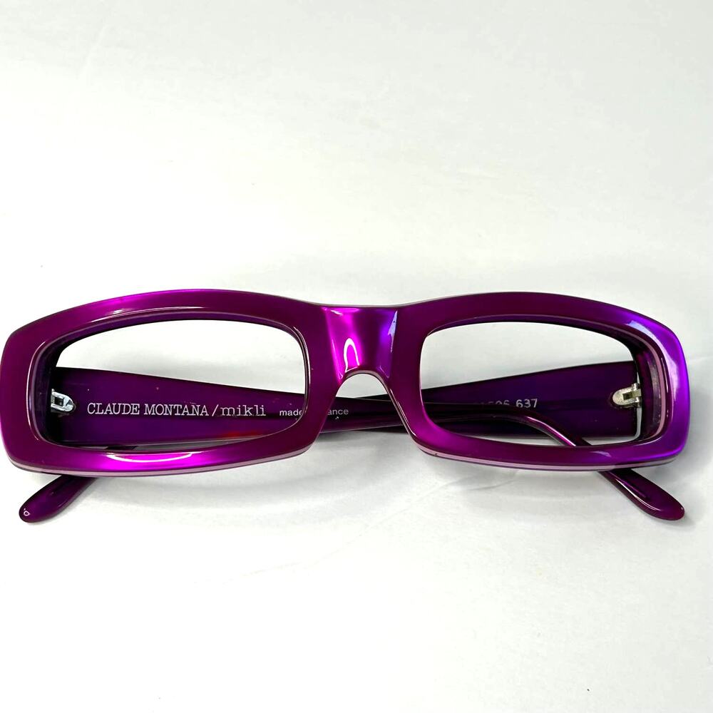 Vintage Claude Montana For Alan Milki‎ Glasses Frames Only Model 506 Color 637